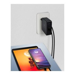 ICY BOX IB-PS101-PD Fuente de Alimentación Universal para Portátil USB-C 90W, 1.8m