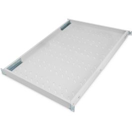 Digitus Baldas para rack 1U con carriles de fijación variable, 44x482x700-1180mm, hasta 50kg, Gris
