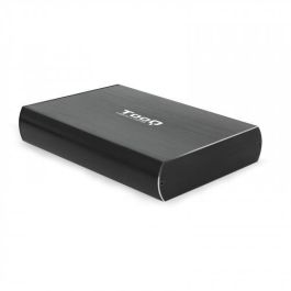 TooQ TQE-3531B Caja Externa para Disco Duro 3.5", USB 3.1 Gen 1 (5 Gbps), hasta 8 TB, SATA I/II/III, UASP, Aluminio Negro