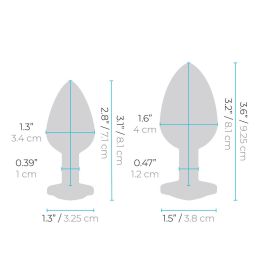 Plug Anal B-Vibe Plateado