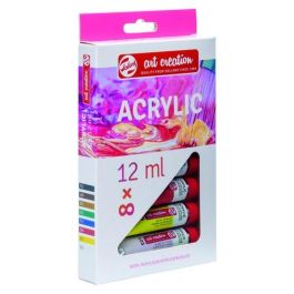 Talens Art Creation Set de Pintura Acrílica para Principiantes, Estuche con 8 Tubos de 12 mL Colores Surtidos, Ideal para Artistas Noveles Precio: 5.89000049. SKU: B1CN5BP23D