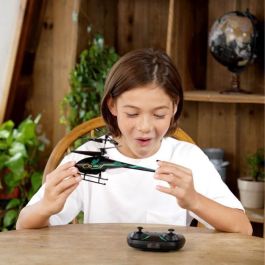 FLYBOTIC Helicóptero Teledirigido AIR MAMBA Infrarrojo 2 Canales Vuelo Interior Batería Recargable para Niños +10 Años