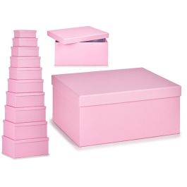 Set 10 Cajas de Cartón Lila Pastel Pincello 37.5x29x16.5 cm (2 Unidades) Precio: 50.88999971. SKU: B1CDN62T64