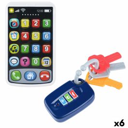 Teléfono de Juguete PlayGo 7 X 11 X 2 CM (6 Unidades) Precio: 66.50000038. SKU: B13FPJ6FW7