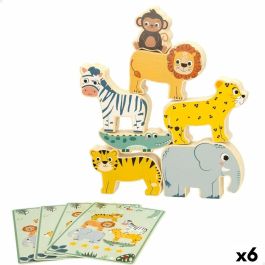Juego de Construcción + Figuras Woomax Animales 16 Piezas 7 x 7 x 1,5 cm (6 Unidades) Precio: 41.50000041. SKU: B12SA8HRR7