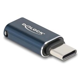 DELOCK Adaptador USB 2.0 Tipo-C Macho a Lightning Hembra PD 3.0 60688 Antracita hasta 35W