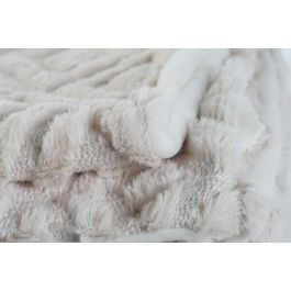 Manta Sofa Urban DKD Home Decor Beige 170 x 130 cm (2 Unidades) Manta Sofa Urban DKD Home Decor Beige 170 x 130 cm (2 Unidades)