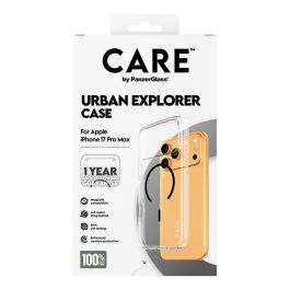 PanzerGlass Panzerglass CARE BY FLAGSHIP Case Transparente con MagSafe Negro para Apple iPhone 17 Pro Max | Funda Protectora TPU | 100% Policarbonato Reciclado