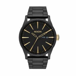 Reloj Hombre Nixon Sentry SS Negro Oro Precio: 288.95000013. SKU: B1J79H6SGY
