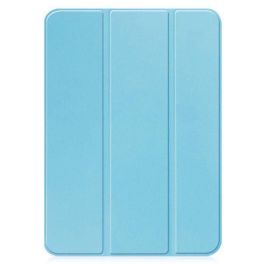 CoreParts For Apple iPad 10th Gen 10.9-inch (2022) Tri-fold Caster Hard Shell Cover with Auto Wake Function - Sky Blue