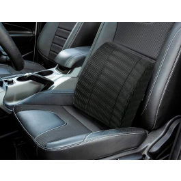 Q-connect Respaldo Ergonómico Memory Foam 340x300x110 mm, Mejora Postura y Alivia Dolor Lumbar