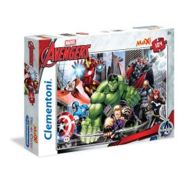 Marvel Clementoni - Puzzle Maxi Avengers Vengadores 104 Piezas 68x48cm