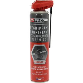 Facom Aceite Lubricante Penetrante Multifunciones 400 ml con Boquilla Multiposición, Aerosol 360°, Hidrofóbico y Antioxidante