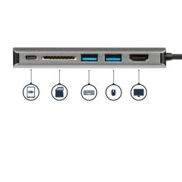 Hub USB Startech DKT30CSDHPD Gris 60 W