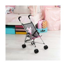 Silla de muñeca gris decoracion hadas 57x46x27 cm Silla de muñeca gris decoracion hadas 57x46x27 cm