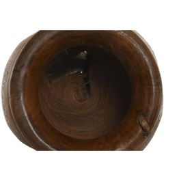 DKD Home Decor Wood 23 Jarrón Decorativo de Teca Hecho a Mano, Colores Natural y Marrón Oscuro, 34x40x34 cm DKD Home Decor Wood 23 Jarrón Decorativo de Teca Hecho a Mano, Colores Natural y Marrón Oscuro, 34x40x34 cm