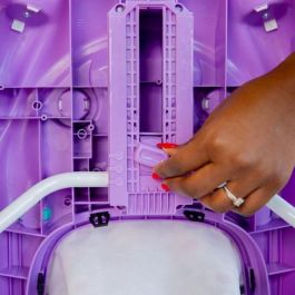 Bright Starts BS74451167858 Andador 3 en 1, coche pequeño, 3 modos de juego evolutivos, morado