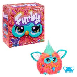 Hasbro Furby Naranja Coral - Juguete Interactivo con Reconocimiento de Voz, Modos de Juego y Lenguaje Humano