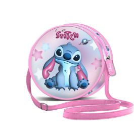 Disney Lilo y Stitch Bolso Bandolera Redondo Cosmic Rosa para Niños - PVC/Poliéster, 7x18.5x18.5 cm con Cremallera Precio: 14.49999991. SKU: B18DM6P39F