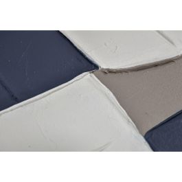 DKD Home Decor Cuadro Abstracto Azul Blanco 4.3 x 123 x 83 cm (2 Unidades)