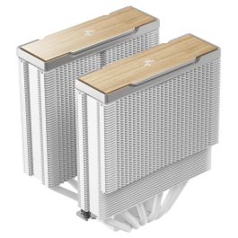 DeepCool AK620 G2 WH Cooler de CPU, Refrigerador de Aire con 2 Ventiladores PWM de 120 mm, 6 Tubos de Calor, Blanco, 57.76 CFM