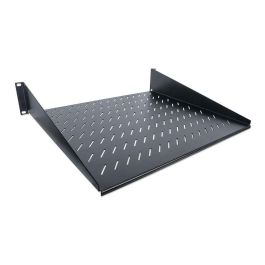 Intellinet Charola fija 2U 19" Cajón metálico para rack 483x400mm Negro, capacidad 25 kg