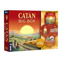 Devir Catan Big Box Juego de Mesa Completo Edición Ampliada 5-6 Jugadores Incluye Expansiones y Escenarios Precio: 59.95000055. SKU: B1JKRRZ63X