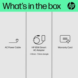 HP Adaptador de CA Inteligente 65W con Tecnología Smart-Pin y Protección contra Sobretensiones