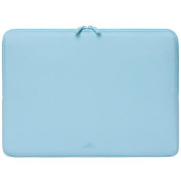 Rivacase 7705 Funda Laptop Suzuka 15.6" Azul Pastel Poliéster Reciclado Resistente Agua y Rayones