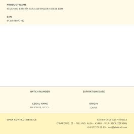 Edm Recambio batería para aspiradora 07698