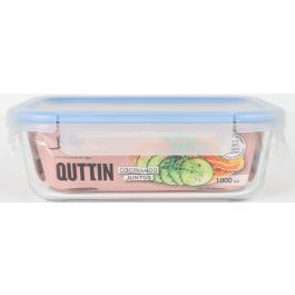 Inde Fiambrera Rectangular con Tapa Hermética "Boho" 20.5 cm x 15.5 cm x 7 cm (6 Unidades)