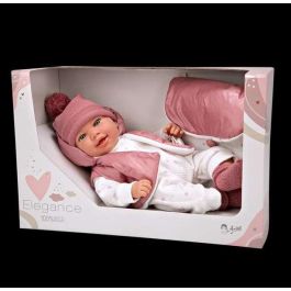 Muñeca elegance 45 cm adi rosa c/mochila (muñeco de peso)