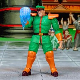 Street Fighter II Figura Bison Deluxe, 2.17 cm - Plástico, Montaje Necesario, para Coleccionistas, Edad Recomendada +13 Años