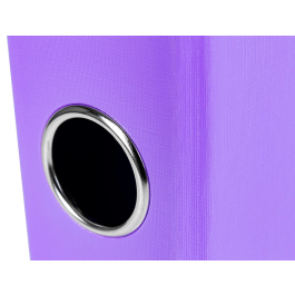 Liderpapel Archivador de palanca Documenta Folio forrado PVC, Rado, lomo 52 mm, lila, con compresor metálico