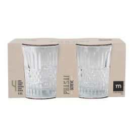 La Mediterranea Set 4 Vasos Chupitos Colección Phasai, 63 ml, ø5x6 cm (24 Cajas)