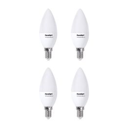 Panasonic-Panalight LDAHV5L45CFE14EPL-ECO-4x Lámpara LED Vela Frost E14 4W 4500K Pack de 4