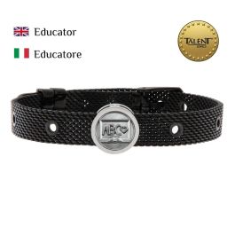 Pulsera Unisex Educator Talent Jewels TJA-2-06-03-2-235 Negro