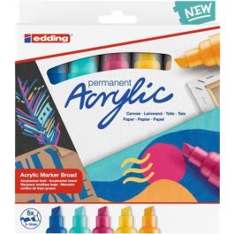 Marcador Acrylic Edding 5000 Biselado (5-10 Mm) Colores Abstracto Estuche De 5 Precio: 25.95000001. SKU: B12XBEQMCB