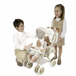 Silla gemelar plegable verona para muñecas de hasta 52 cm.40x70x72 cm Silla gemelar plegable verona para muñecas de hasta 52 cm.40x70x72 cm