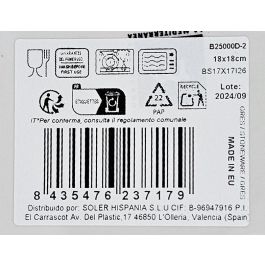 La Mediterranea Bol Barroc Elite Brillo 18 cm x 18 cm x 5 cm (24 Unidades)