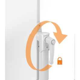 Nobo Pizarra Blanca Magnética Móvil Nano Clean Classic 150x120 cm