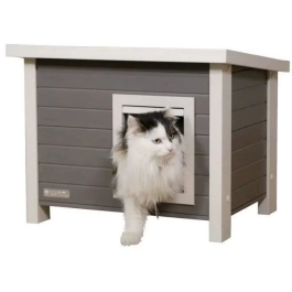 Kerbl Casa para Gatos ECO Eli Gris / Blanco 57 x 45 x 43 cm KER4018653995341 Precio: 124.50000002. SKU: B17RE8XRDE