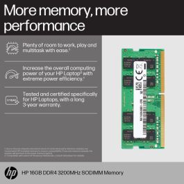 HP 16GB DDR4 3200MHz SODIMM Memoria RAM para Portátil