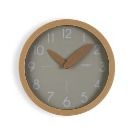 Reloj de Pared Versa Gris Plástico Minimalista 4,1 x 30 x 30 cm