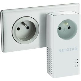 Netgear PLP2000-100FRS Adaptador Powerline Gigabit - Paquete 2 adaptadores, 2 puertos RJ45 10/100/1000 Mbps