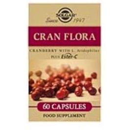 SOLGAR Cran Flora Arándano Rojo, Probióticos y Ester-C, Apoyo Tracto Urinario, 60 Cápsulas Veganas Precio: 37.4999999. SKU: B194QHDYSX