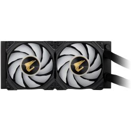 GIGABYTE AORUS WATERFORCE X 240 Refrigeración Líquida Todo en Uno con Pantalla LCD Circular para Procesador Negro