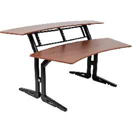 Quiklok TQAZ612CY Mueble Estudio Workstation de Acero con Dos Niveles y Soporte Rack 4x2U - Cerezo Precio: 567.98999983. SKU: B1EXZHFS4Y