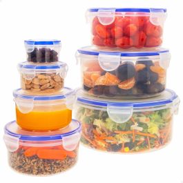 Set de Recipientes de Cocina Herméticos Apilables Max Home 23 x 11 x 23 cm 6 Unidades Set de Recipientes de Cocina Herméticos Apilables Max Home 23 x 11 x 23 cm 6 Unidades