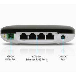 Ubiquiti UFiber WiFi Router GPON 4 Puertos Gigabit Ethernet 802.11n PoE Pasivo 24V SC/APC
